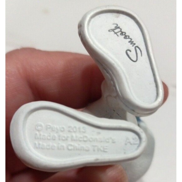 Three Smurfs McDonald's Happy Meal Toys Handy Clumsy Smooth 2013 - Picture 10 of 13